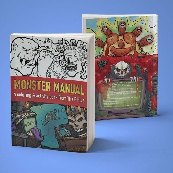 Monster Manual: A Coloring & Activity Book