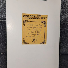 the back of the toy card for Growler The Bear
