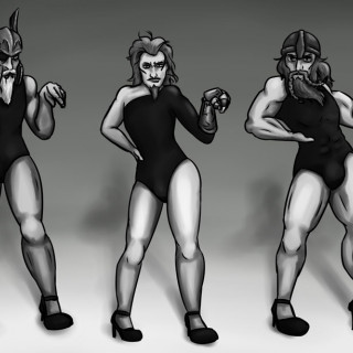 All the single Aesir ~ art by Sauce
