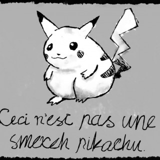 Ceci n'est pas une pikachu ~ art by Spooks
