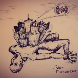 Gotham City ~ art by Sauce
