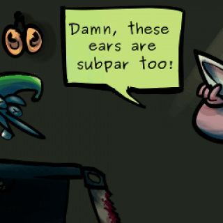 Damn, these ears are subpar too! ~ art by For The Love