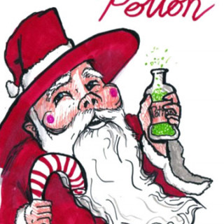 Enjoy a refreshing potion ~ art by Adam Bozarth