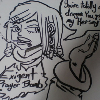 You're totally a dragon. You got my Hershey's? ~ art by Ragnarok Boobies