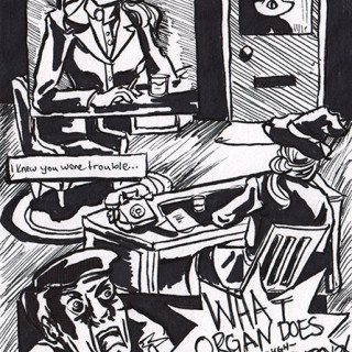 What organ does coke destroy? ~ art by Sanguinary Novel