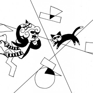 stoke your cat ~ art by dijon du jour