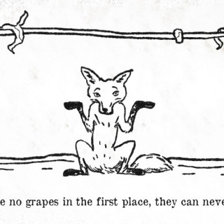 The Fox And No Grapes ~ art by Spooks
