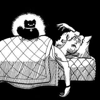 my dog is haunting me ~ art by dijon du jour