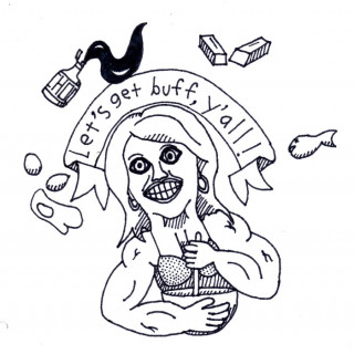 Let's get buff, y'all! ~ art by dijon du jour