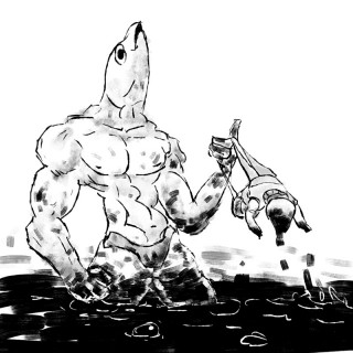 tuna shake baby ~ art by Spooks