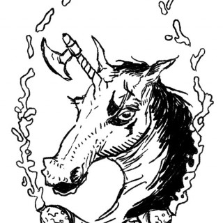 juggalo unicorn ~ art by Spooks