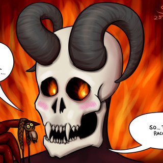 Satan made you a bracelet. So think racist? ~ art by Sauce