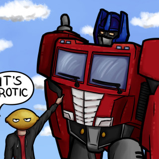 Lemon insists that megatron is erotic ~ art by Sauce