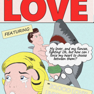 YOUNG LOVE featuring 20,000 Loves Under the Sea ~ art by dijon du jour