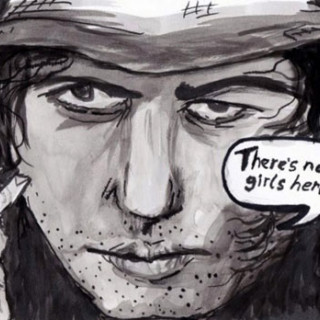 There's no girls here. ~ art by Adam Bozarth