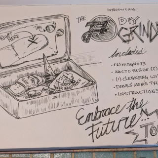 DIY Grinder Kit ~ art by Sanguinary Novel