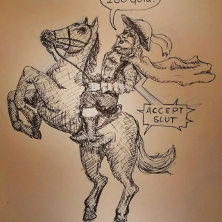200 Gold  Accept Slut ~ art by Sauce