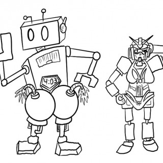 that robot has a bomb in her butt ~ art by Deep 13