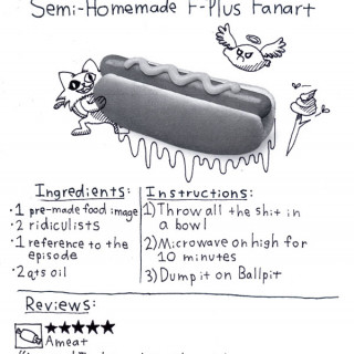 Sandra Lee's Delicious F Plus Fanart ~ art by dijon du jour