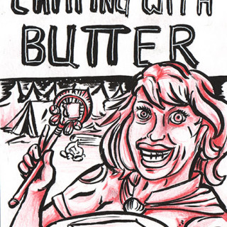 Camping With Butter ~ art by Sanguinary Novel