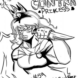 Contra Princess ~ art by Amelia Blank