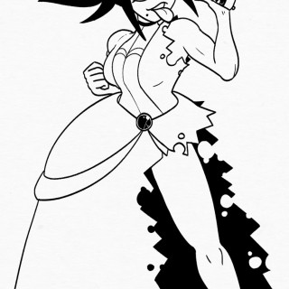 contra princess ~ art by Moxie Ramsey
