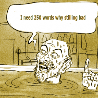 I need 250 words why stilling bad ~ art by transatlanticalien