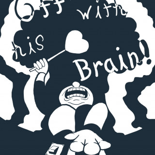 Off with his brain! ~ art by dijon du jour