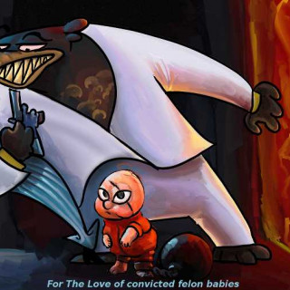For the love of convicted felon babies ~ art by For The Love