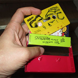 Audio Garbage cassette, side B, in the case