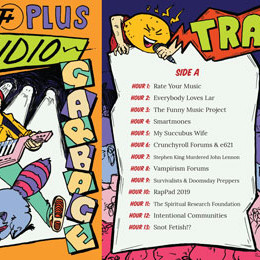 Audio Garbage J-card, front side