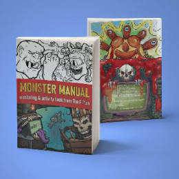 mock up of the front and back covers