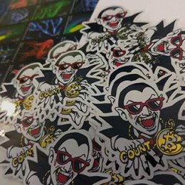pile of bitcoin vampires with bioluminescent stamps