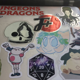 a very nerdy laptop indeed