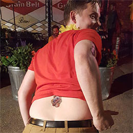 ballpit tatoo tramp stamp